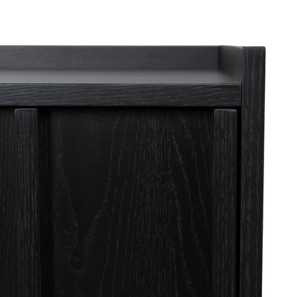 2m Sideboard Unit - Full Black