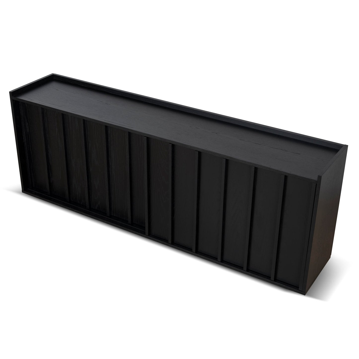 2m Sideboard Unit - Full Black