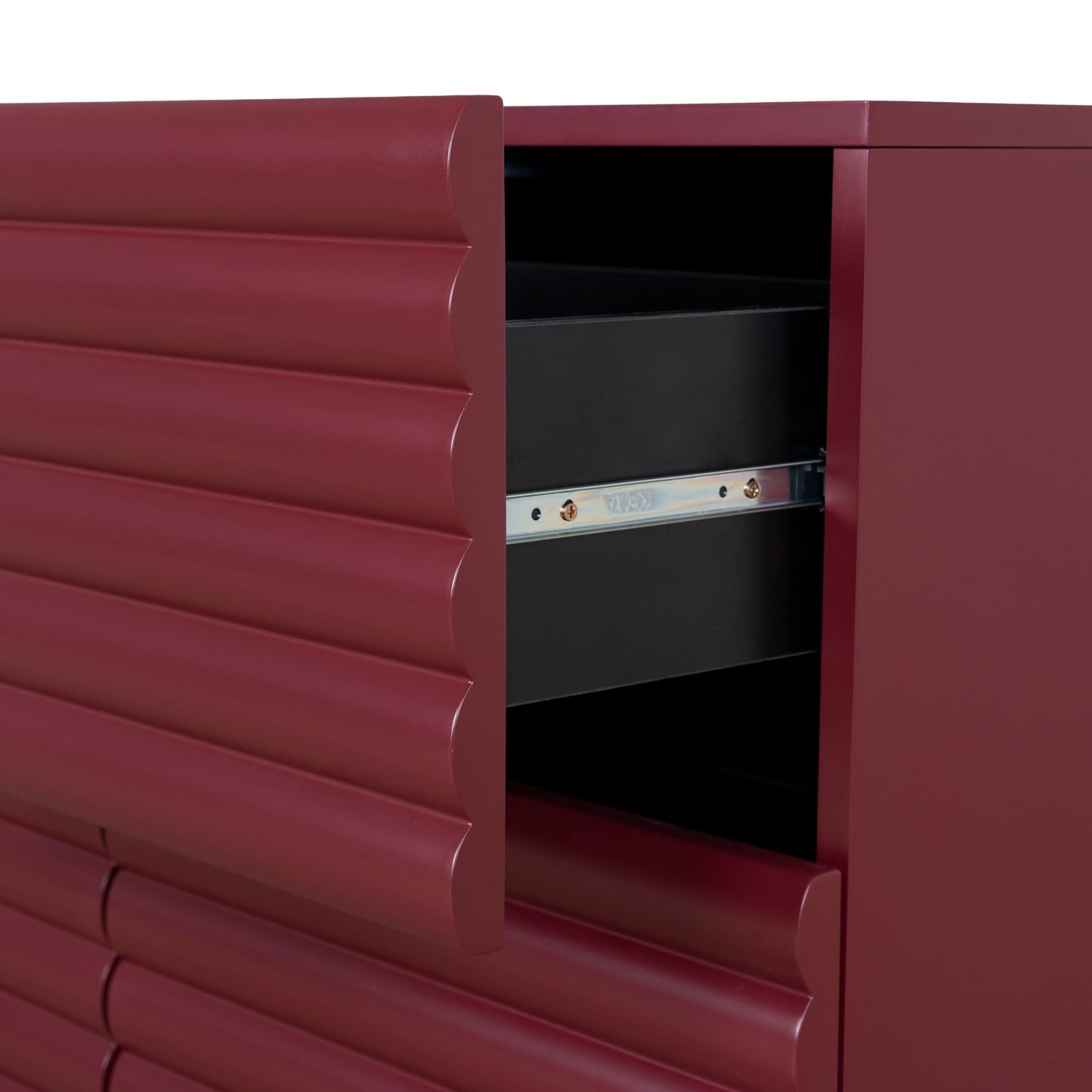 CDT10594-KD 2m Sideboard Unit - Red