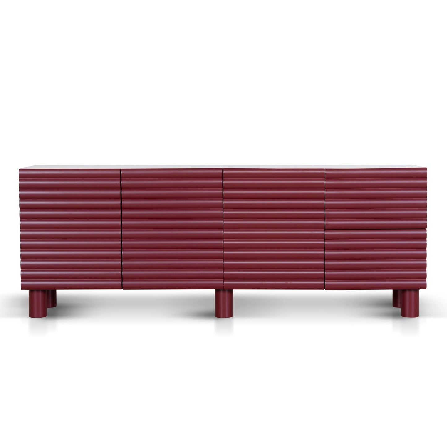 CDT10594-KD 2m Sideboard Unit - Red