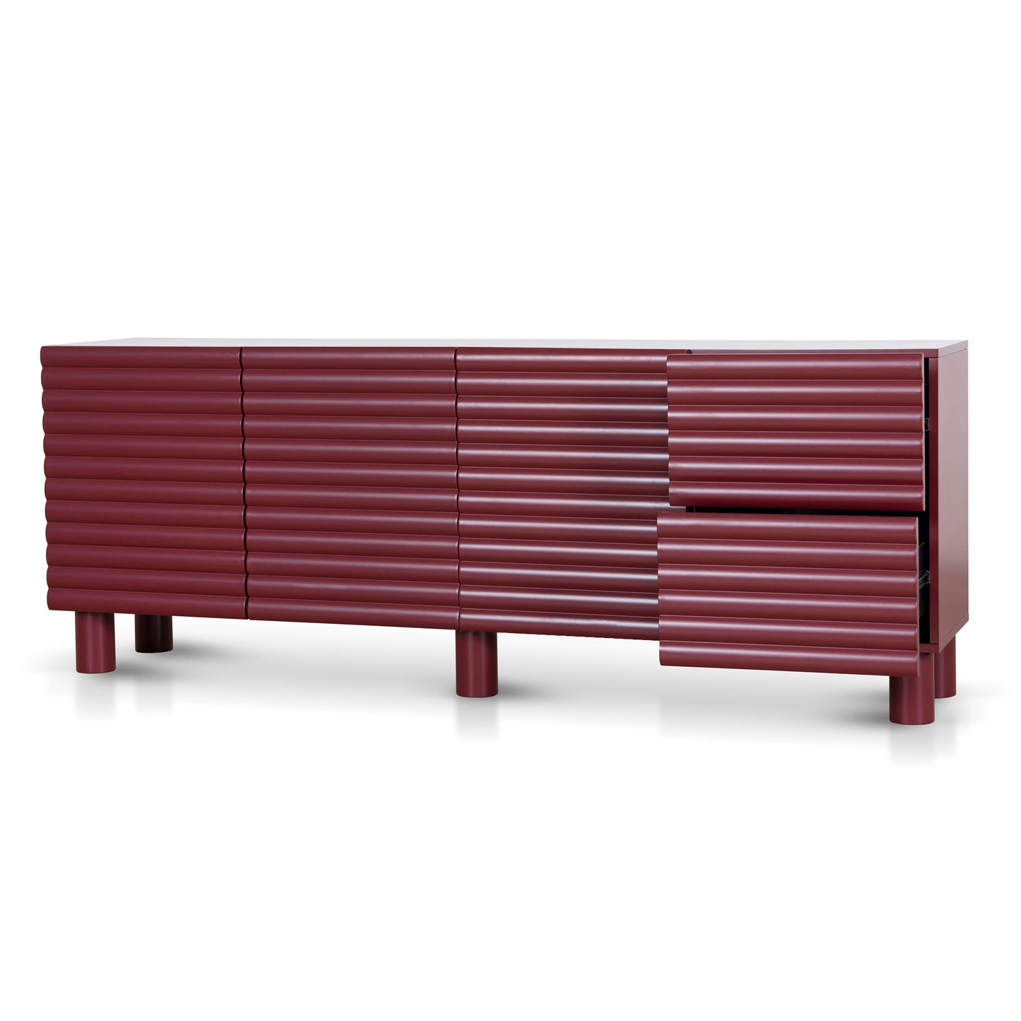 CDT10594-KD 2m Sideboard Unit - Red
