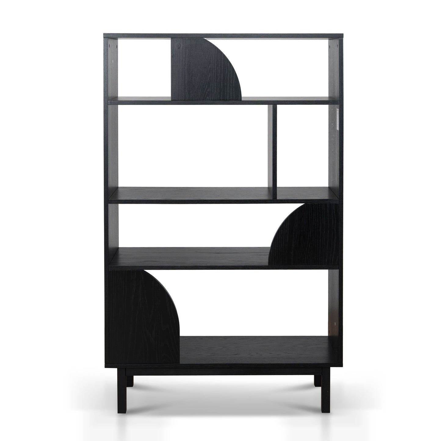 CDT10595-KD 1.6m (H) Book Shelf - Full Black