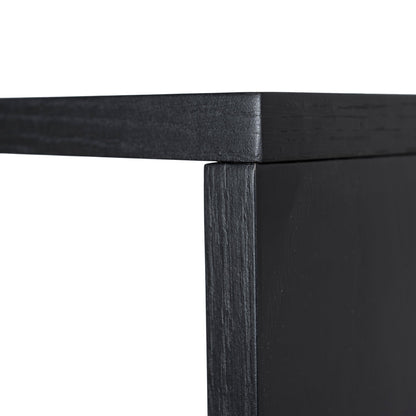 CDT10595-KD 1.6m (H) Book Shelf - Full Black