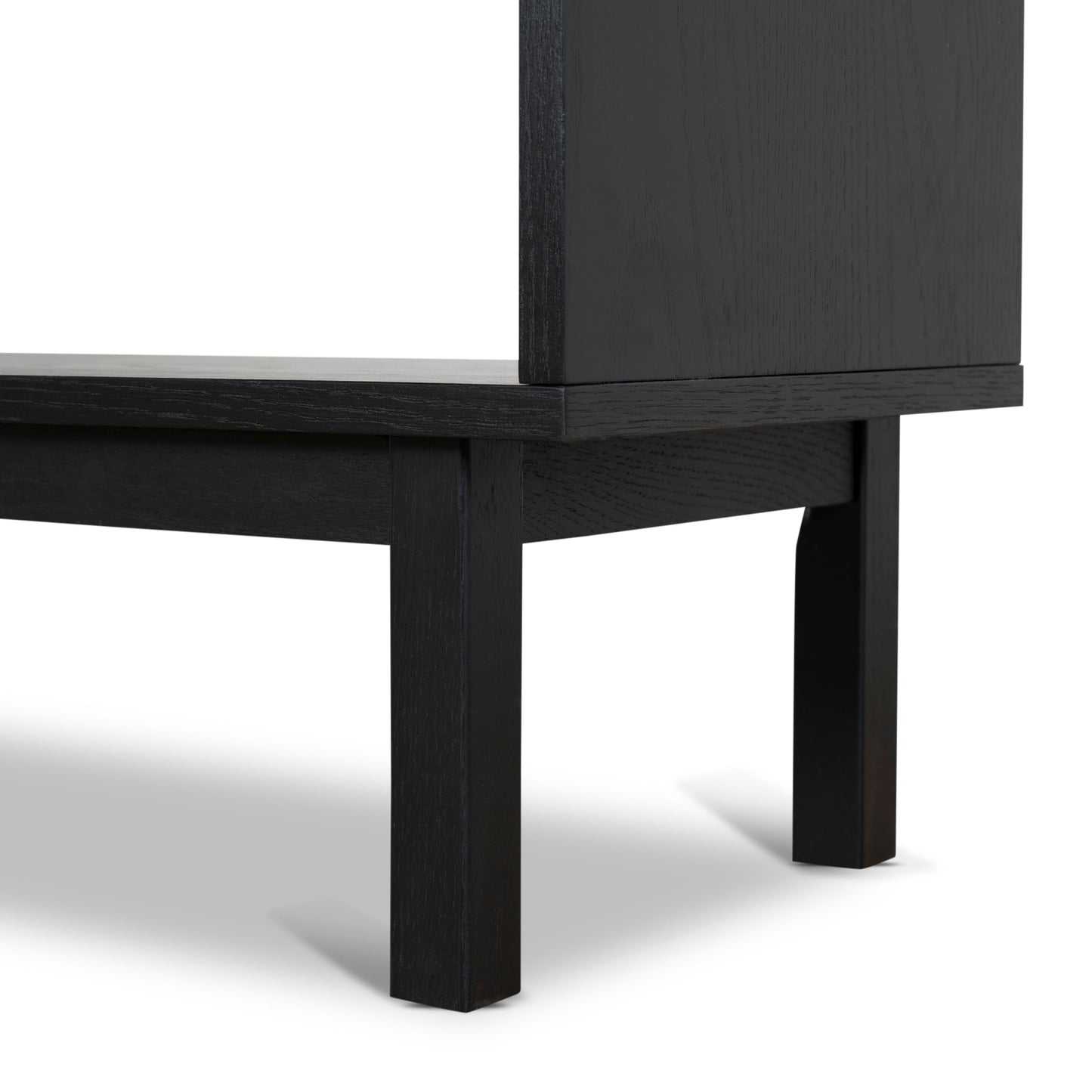 CDT10595-KD 1.6m (H) Book Shelf - Full Black