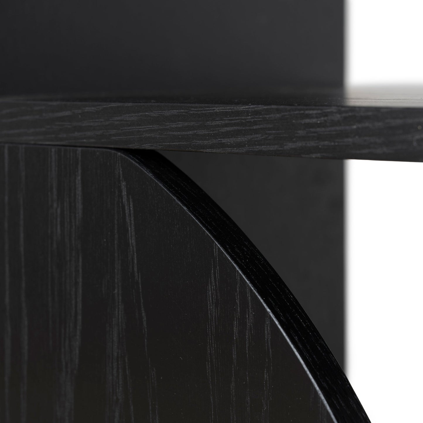 CDT10595-KD 1.6m (H) Book Shelf - Full Black