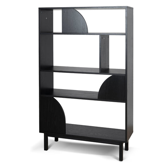 CDT10595-KD 1.6m (H) Book Shelf - Full Black