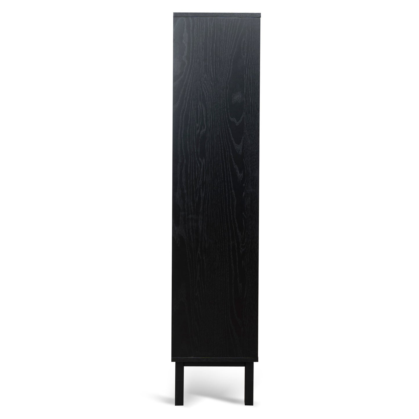 CDT10595-KD 1.6m (H) Book Shelf - Full Black