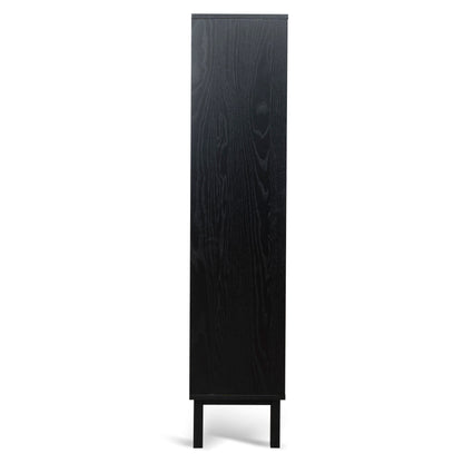 CDT10595-KD 1.6m (H) Book Shelf - Full Black