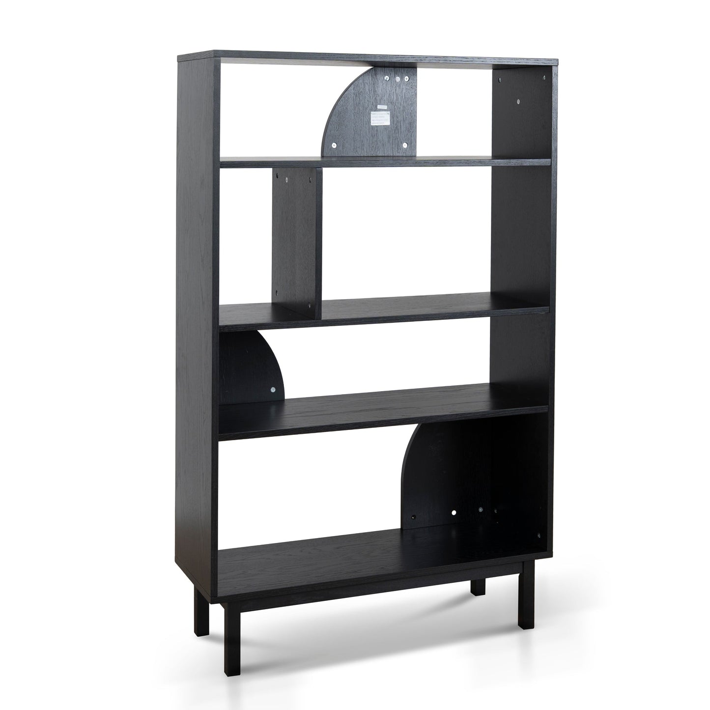 CDT10595-KD 1.6m (H) Book Shelf - Full Black
