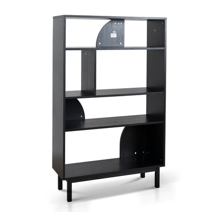 CDT10595-KD 1.6m (H) Book Shelf - Full Black