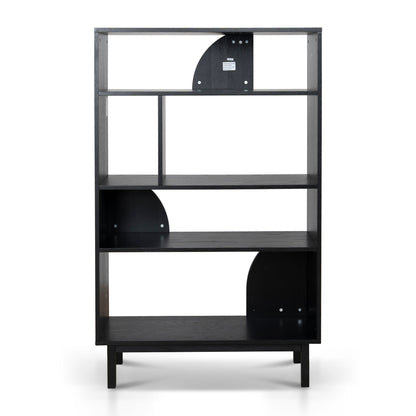 CDT10595-KD 1.6m (H) Book Shelf - Full Black