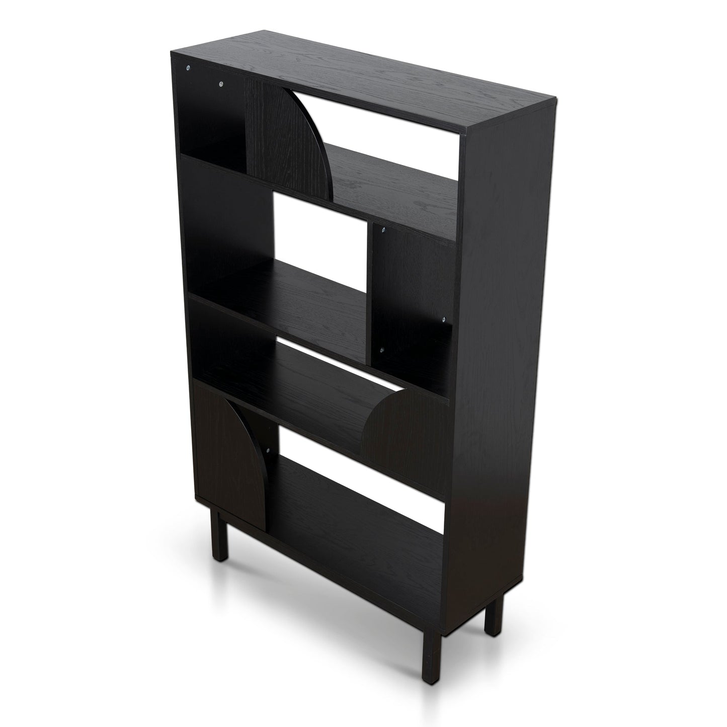 CDT10595-KD 1.6m (H) Book Shelf - Full Black