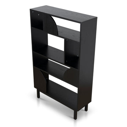 CDT10595-KD 1.6m (H) Book Shelf - Full Black