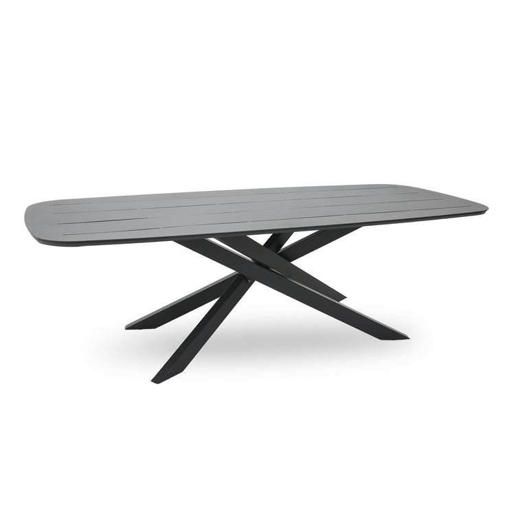 Marova 2.4m Outdoor Dining Table – Sand Dark Grey