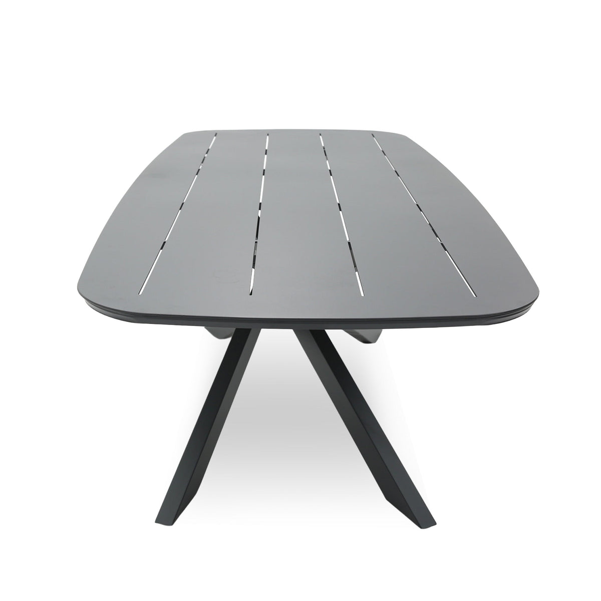 Marova 2.4m Outdoor Dining Table – Sand Dark Grey – view 4