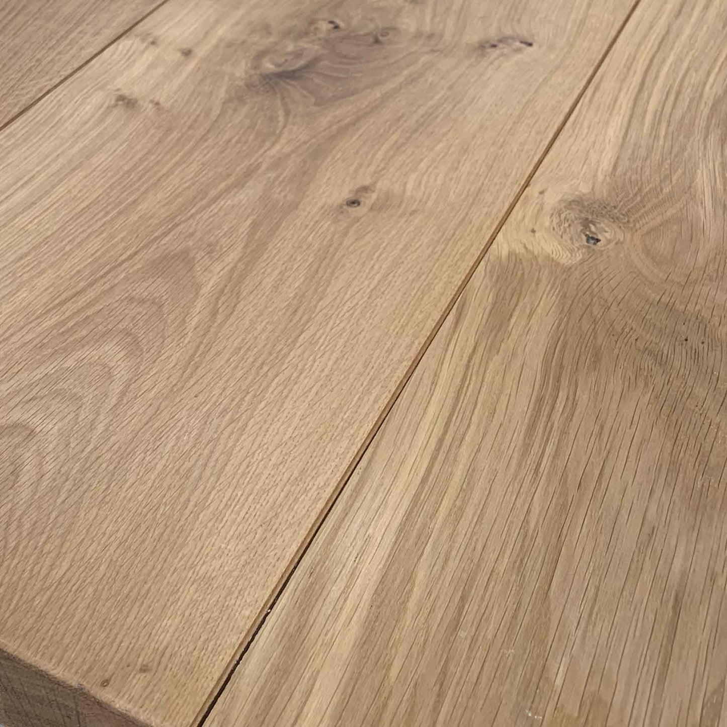 Arya 2.2m Natural Oak Dining Table - Black