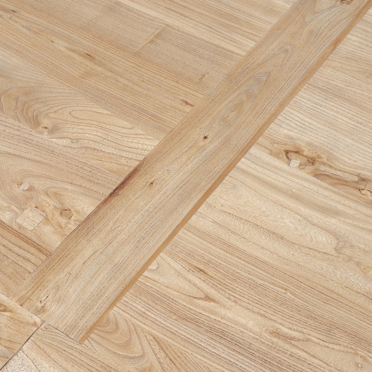 Titan Reclaimed 2.4m ELM Wood Dining Table - Rustic Natural