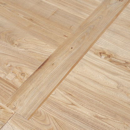 Titan Reclaimed 2.4m ELM Wood Dining Table - Rustic Natural