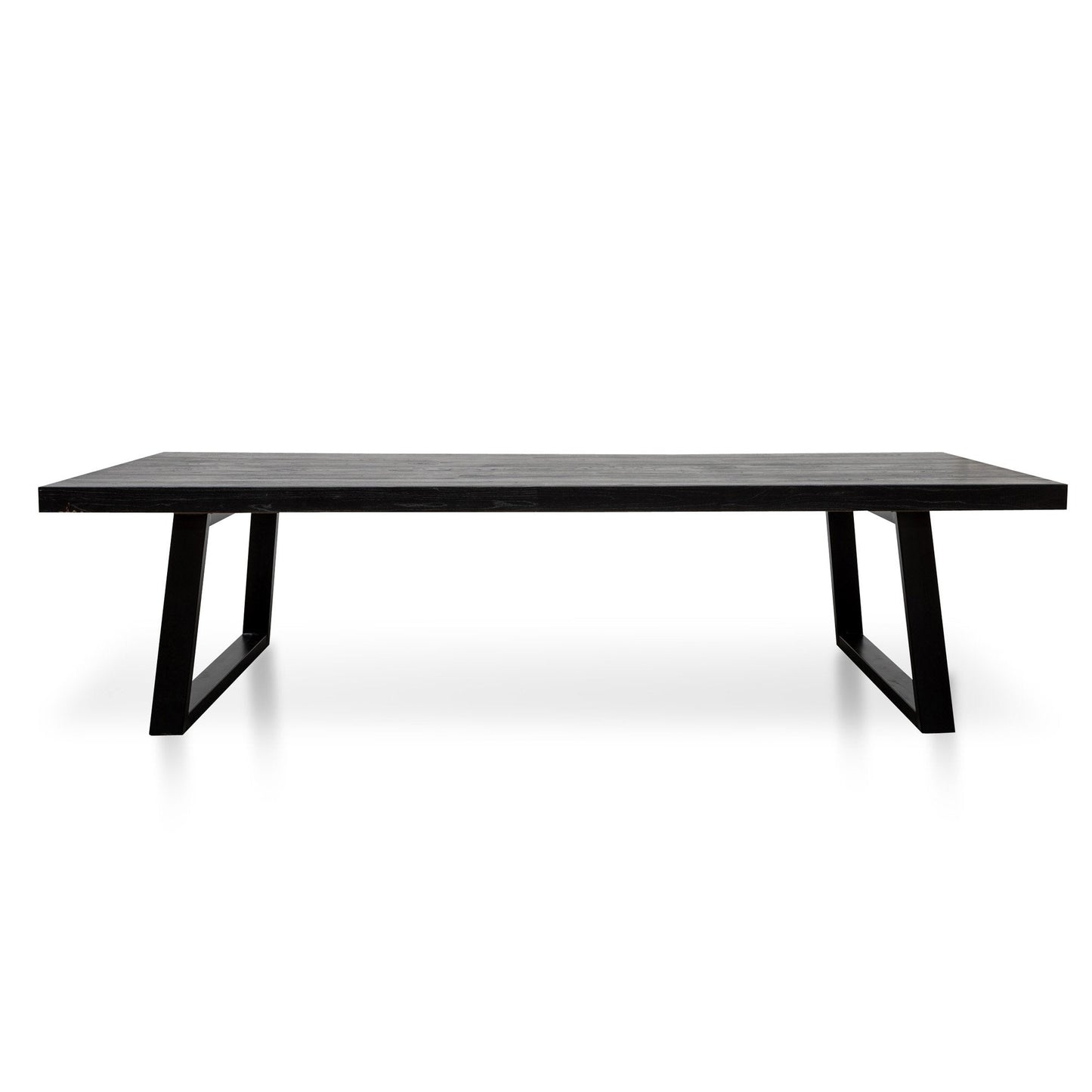 Edwin 3m Reclaimed Wood Dining Table - 1.2m (W) - Full Black