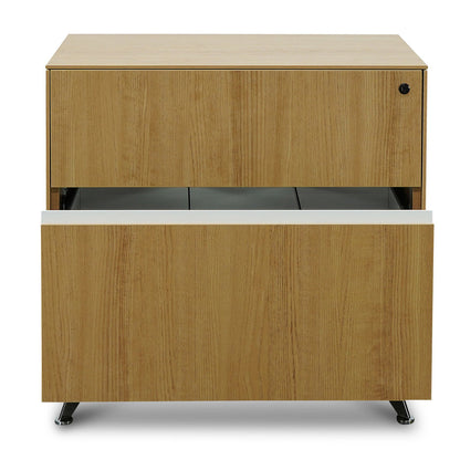 2 Drawer Lateral Filing Cabinet - Natural