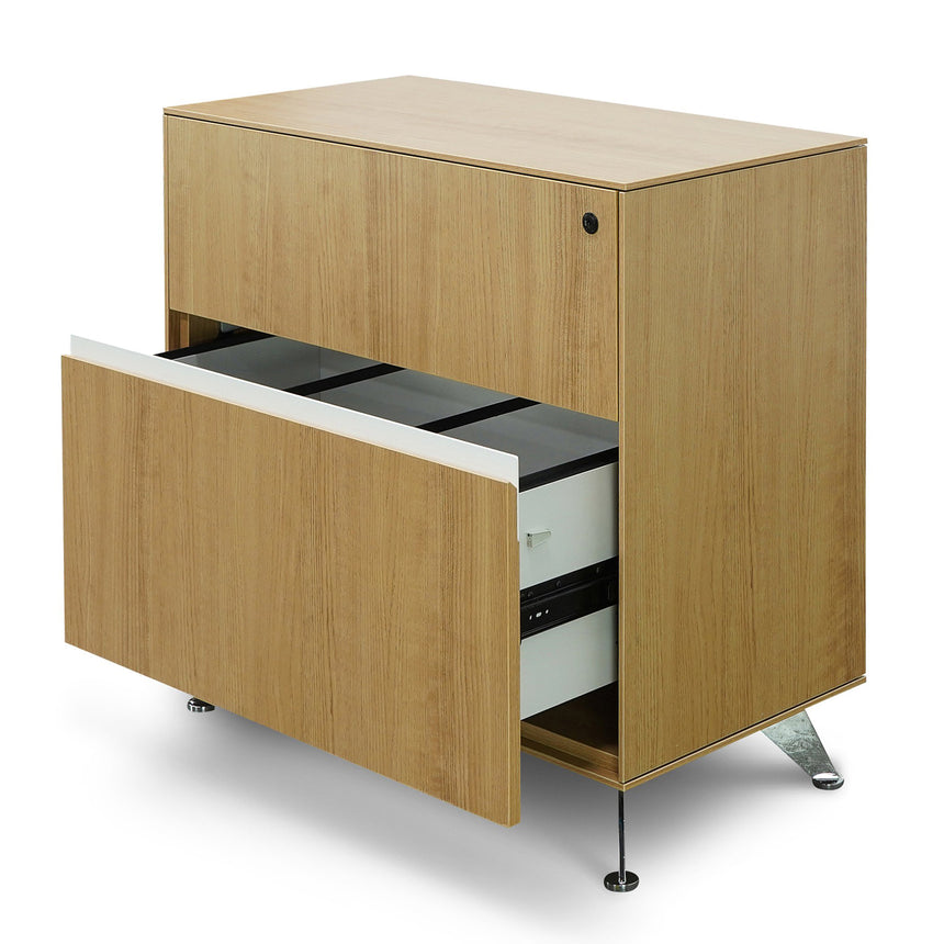 2 Drawer Lateral Filing Cabinet - Natural