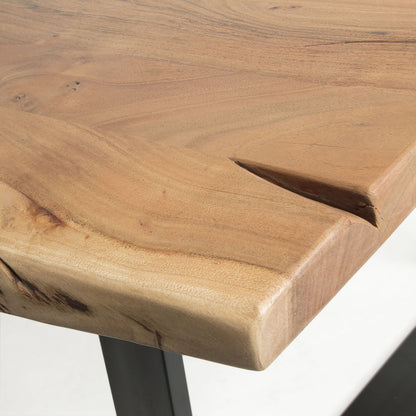 Sono 1.6 Solid Wattle Timber Dining Table - Natural