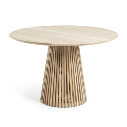 Irune Solid Timber Round Dining Table - Natural