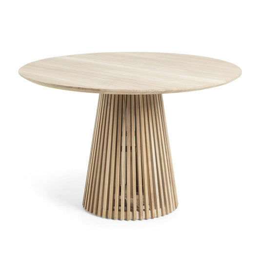 Irune Solid Timber Round Dining Table - Natural