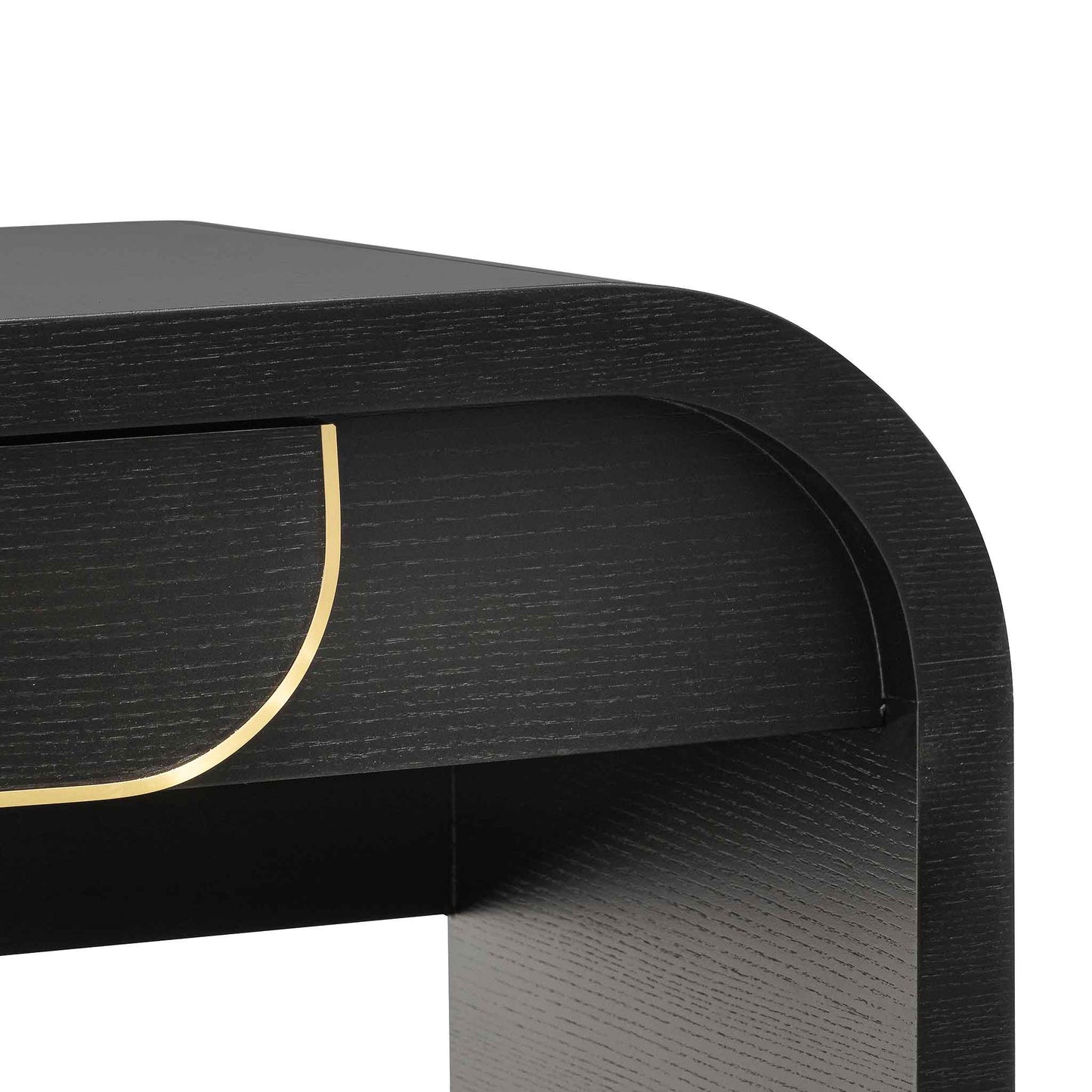 CDT6318-VA 1.4m Console Table - Textured Espresso Black