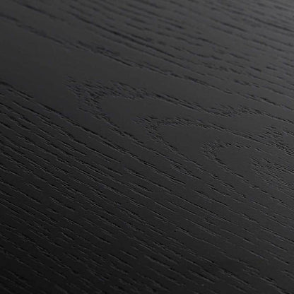 1.5m Wooden Round Dining Table - Black