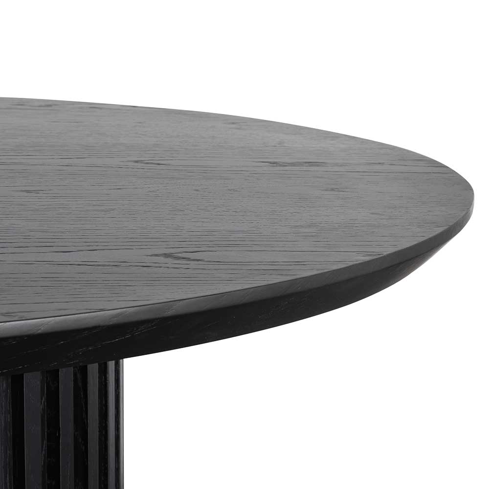 CDT6423-CN 2.8m Wooden Dining Table - Black