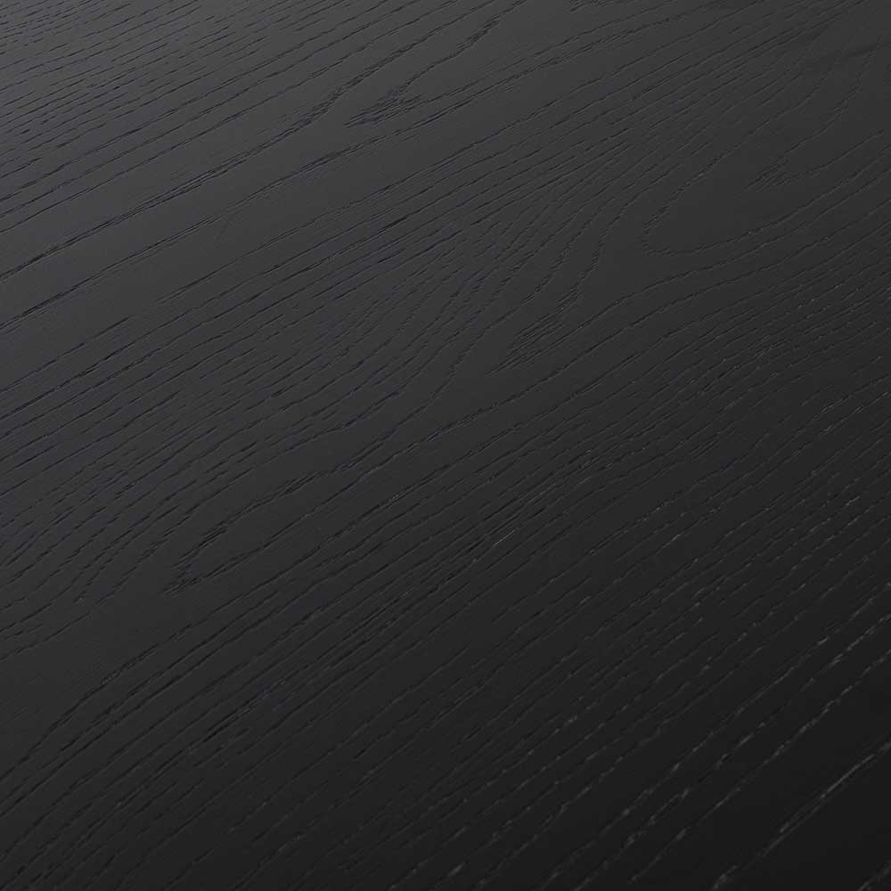 CDT6423-CN 2.8m Wooden Dining Table - Black