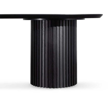 CDT6423-CN 2.8m Wooden Dining Table - Black