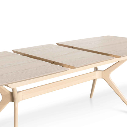 Nora Extendable Dining Table - Pale Oak