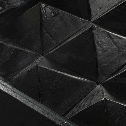 CDT6639-NI 1.2m Elm Coffee Table - Full Black