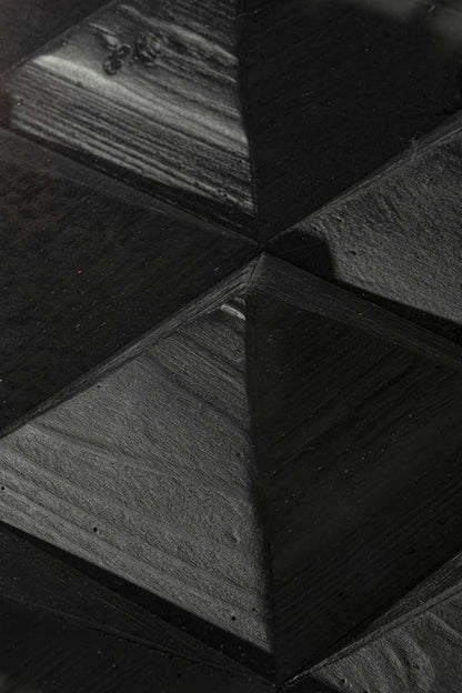 CDT6639-NI 1.2m Elm Coffee Table - Full Black