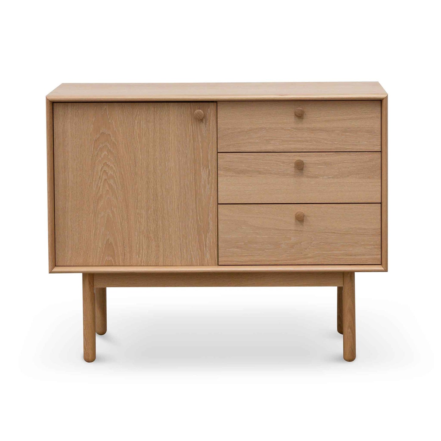 Narrow Wooden Sideboard and Buffet - Natural