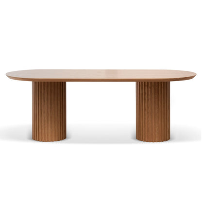 Marty 2.2m Wooden Dining Table - Natural