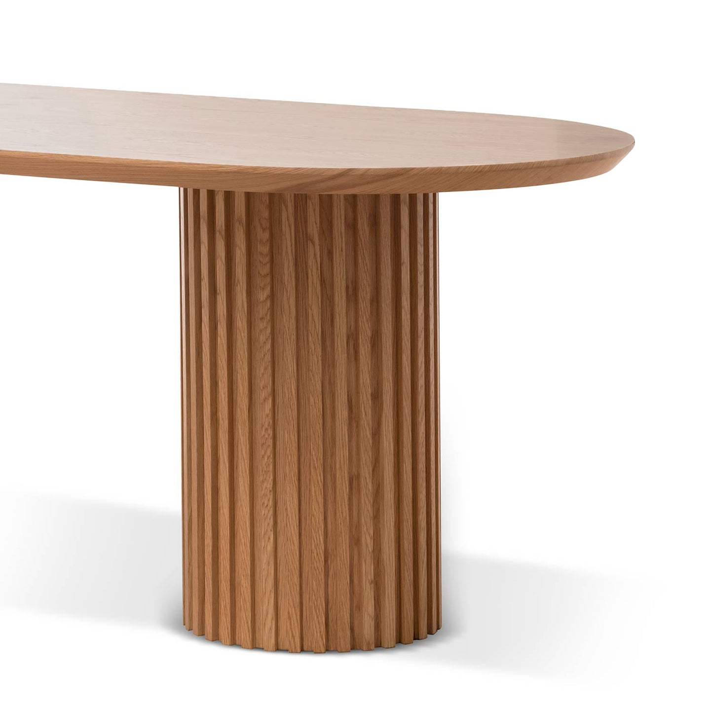 Marty 2.2m Wooden Dining Table - Natural