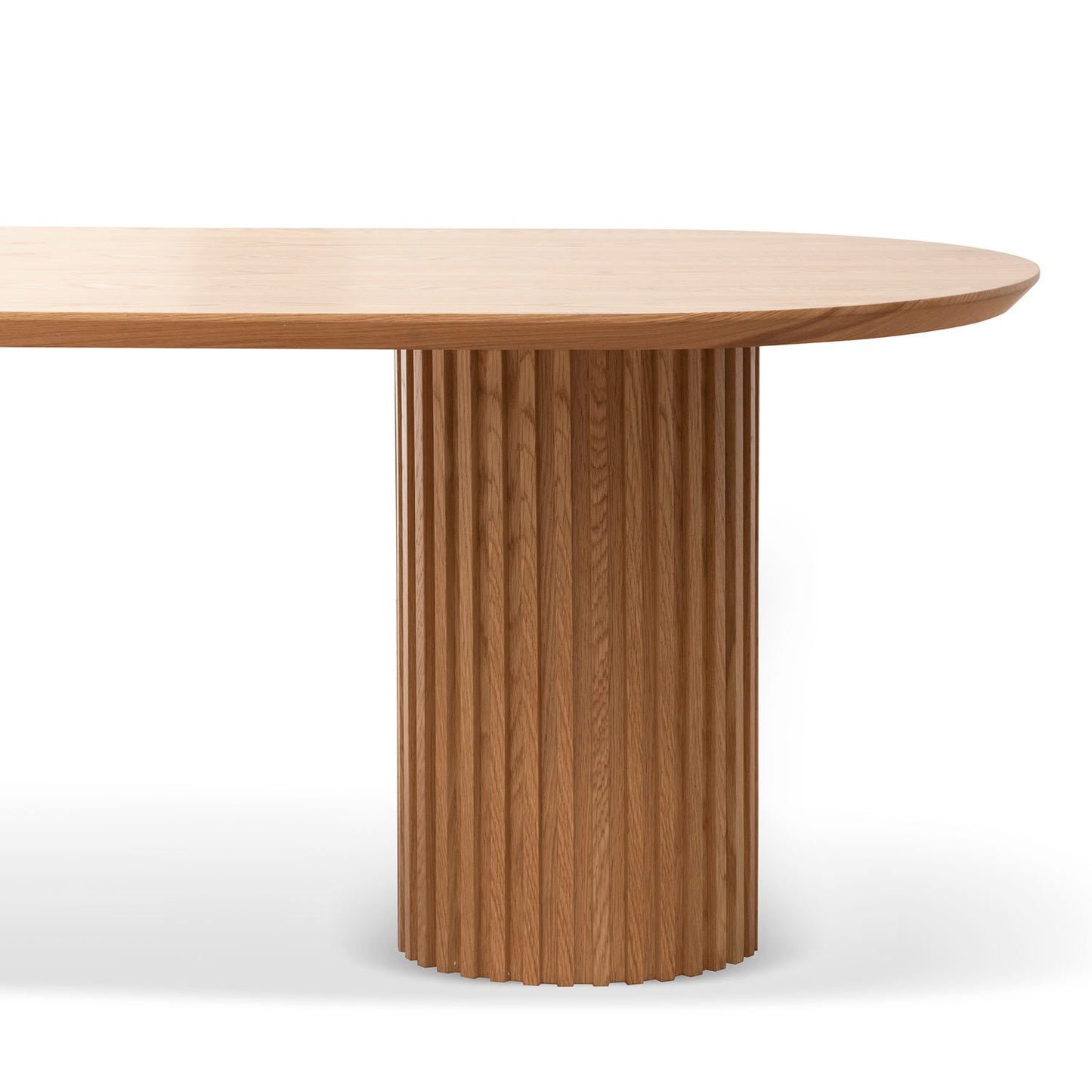 Marty 2.2m Wooden Dining Table - Natural