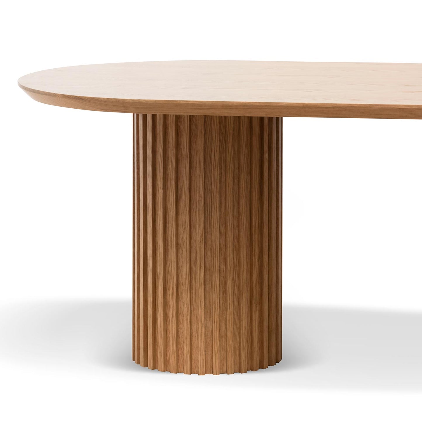 Marty 2.2m Wooden Dining Table - Natural