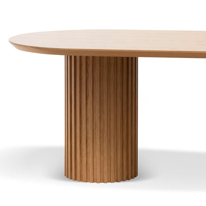 Marty 2.2m Wooden Dining Table - Natural