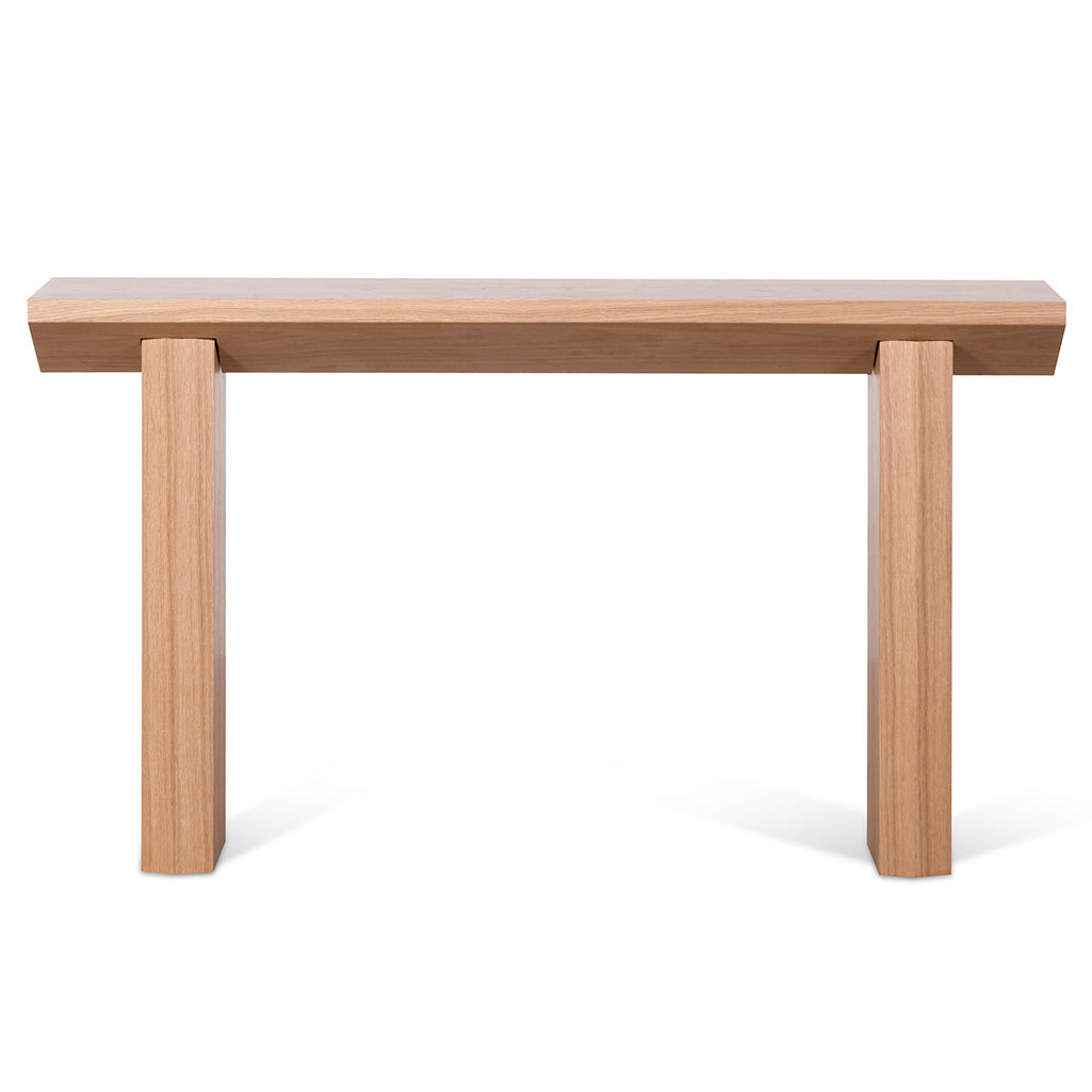 CDT6717-CN 1.4m Oak Console Table - Natural