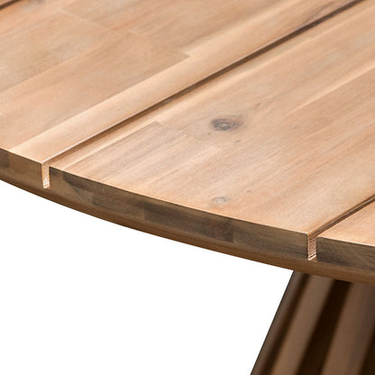 1.35m Round Dining Table - Natural Light
