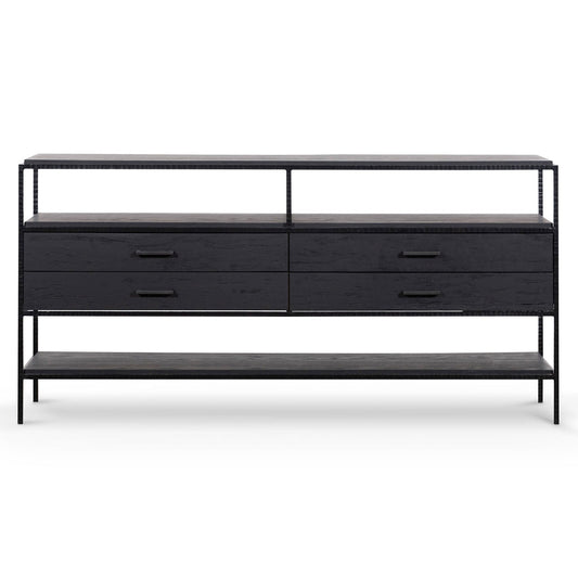 CDT6764-NI 1.6m Sideboard Unit - Full Black