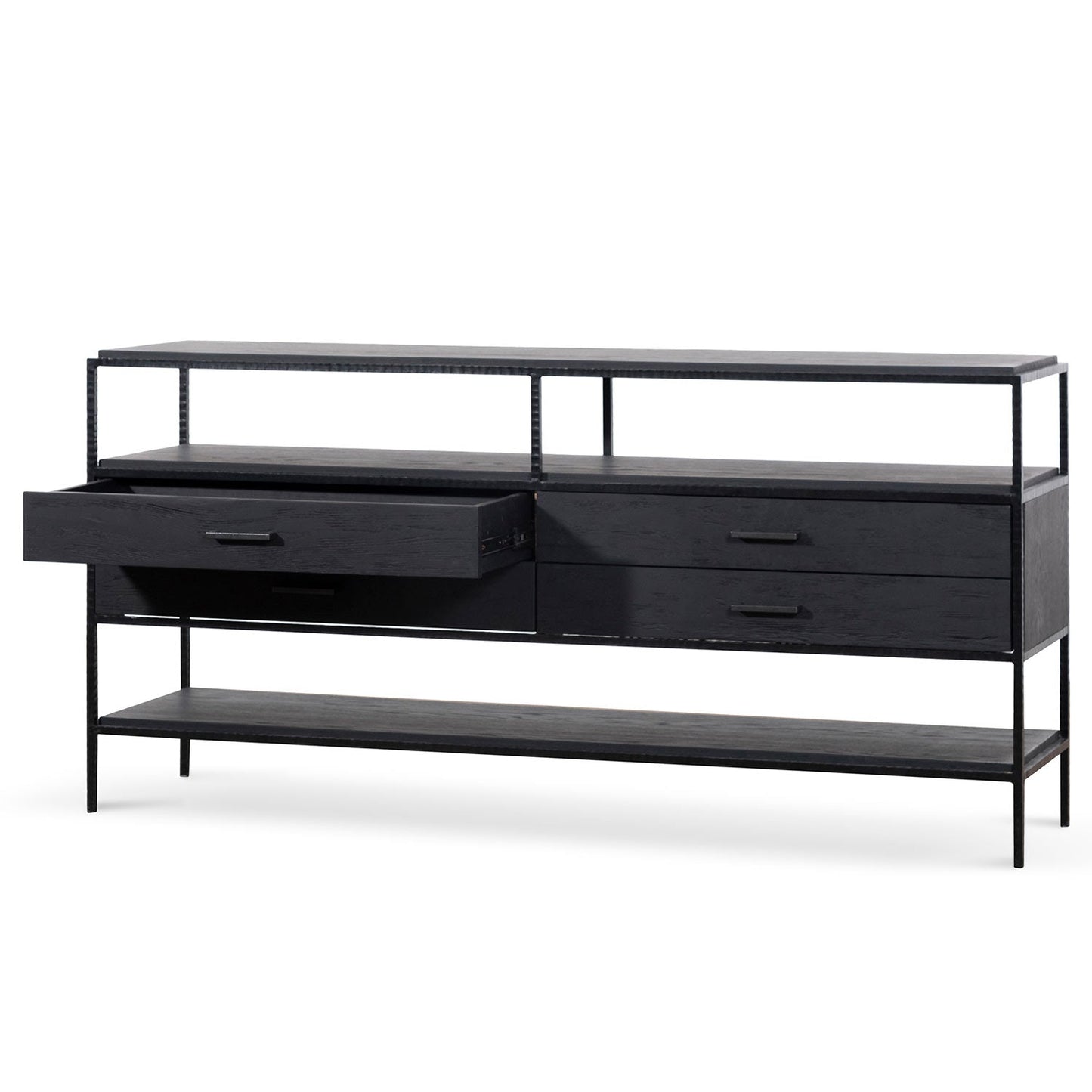 CDT6764-NI 1.6m Sideboard Unit - Full Black