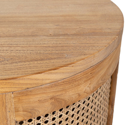CDT6768 2.1m Sideboard Unit - Natural with Rattan Doors