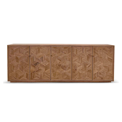 Terrell 2.4m Oak Sideboard Unit - Natural