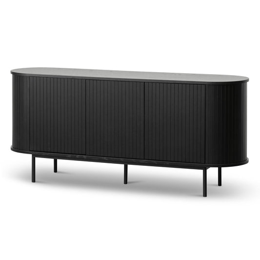Gerald 1.7m Oak Sideboard - Full Black