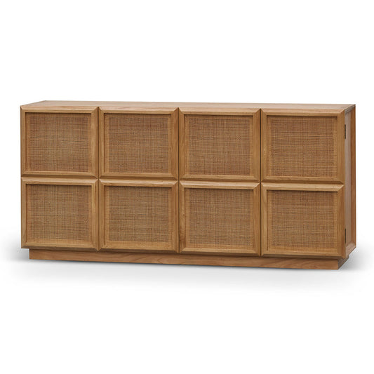 1.8m Rattan Door Sideboard - Natural